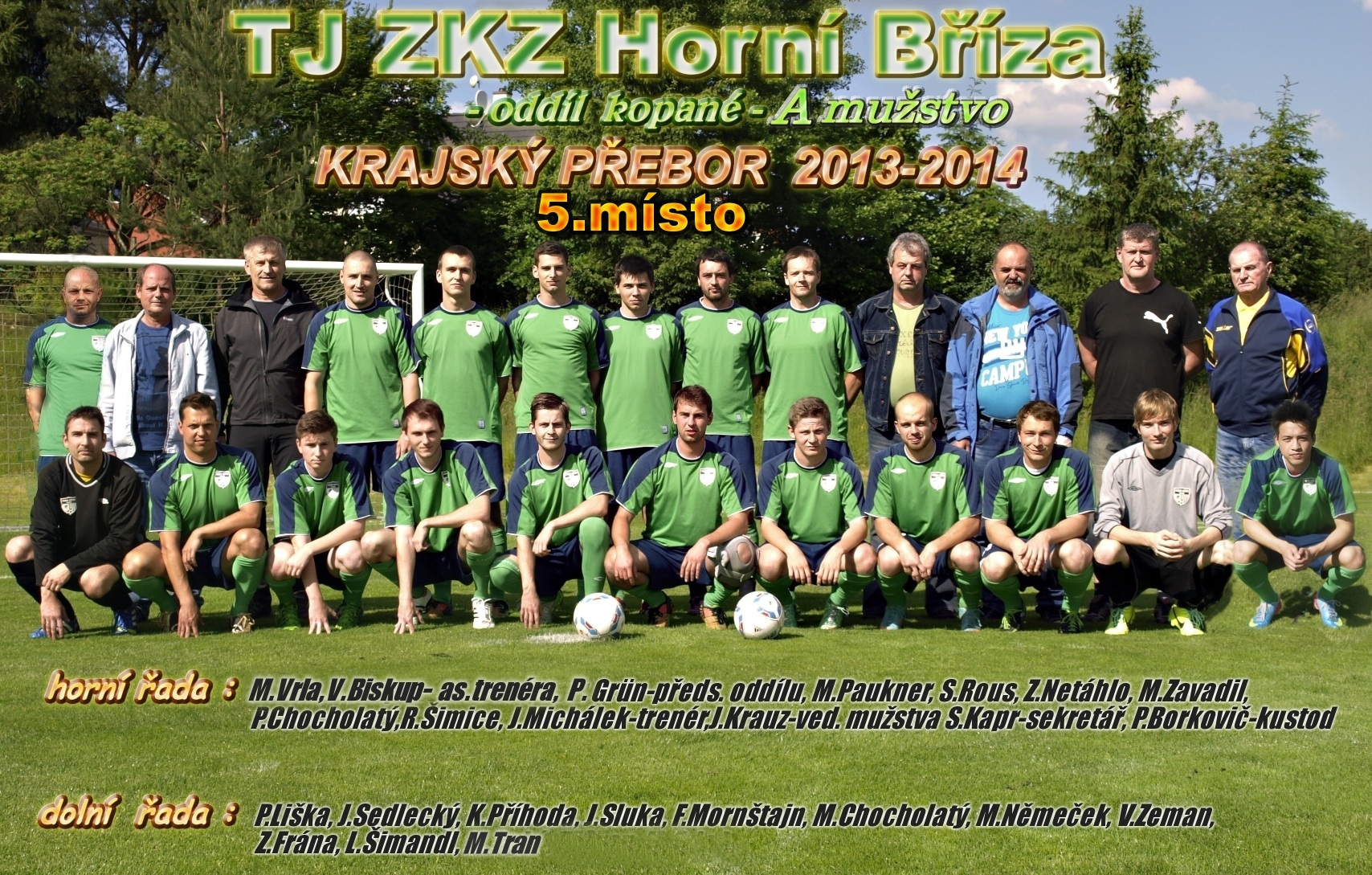A-mužstvo 2013-2014